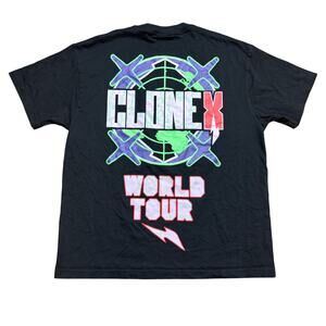 RTFKT Clone X Takashi Murakami World Tour T Shirt Men's Large Streetwear